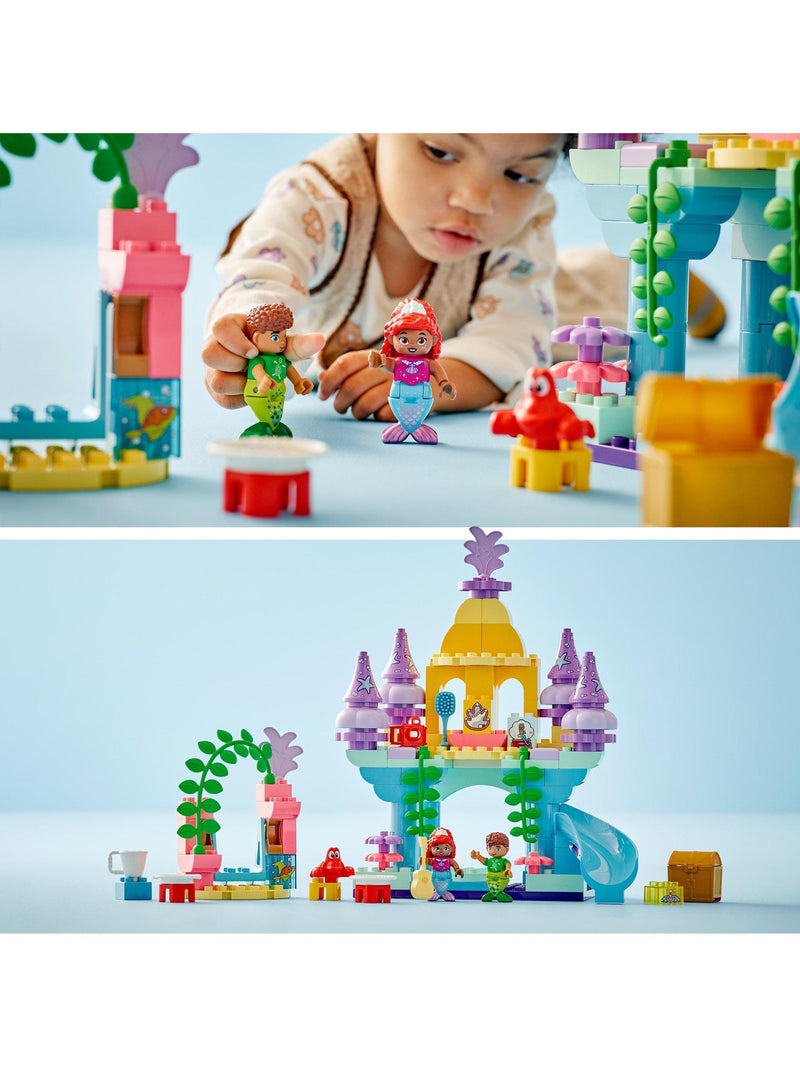 LEGO DUPLO Disney Ariel's Magical Underwater Palace playset, UK version