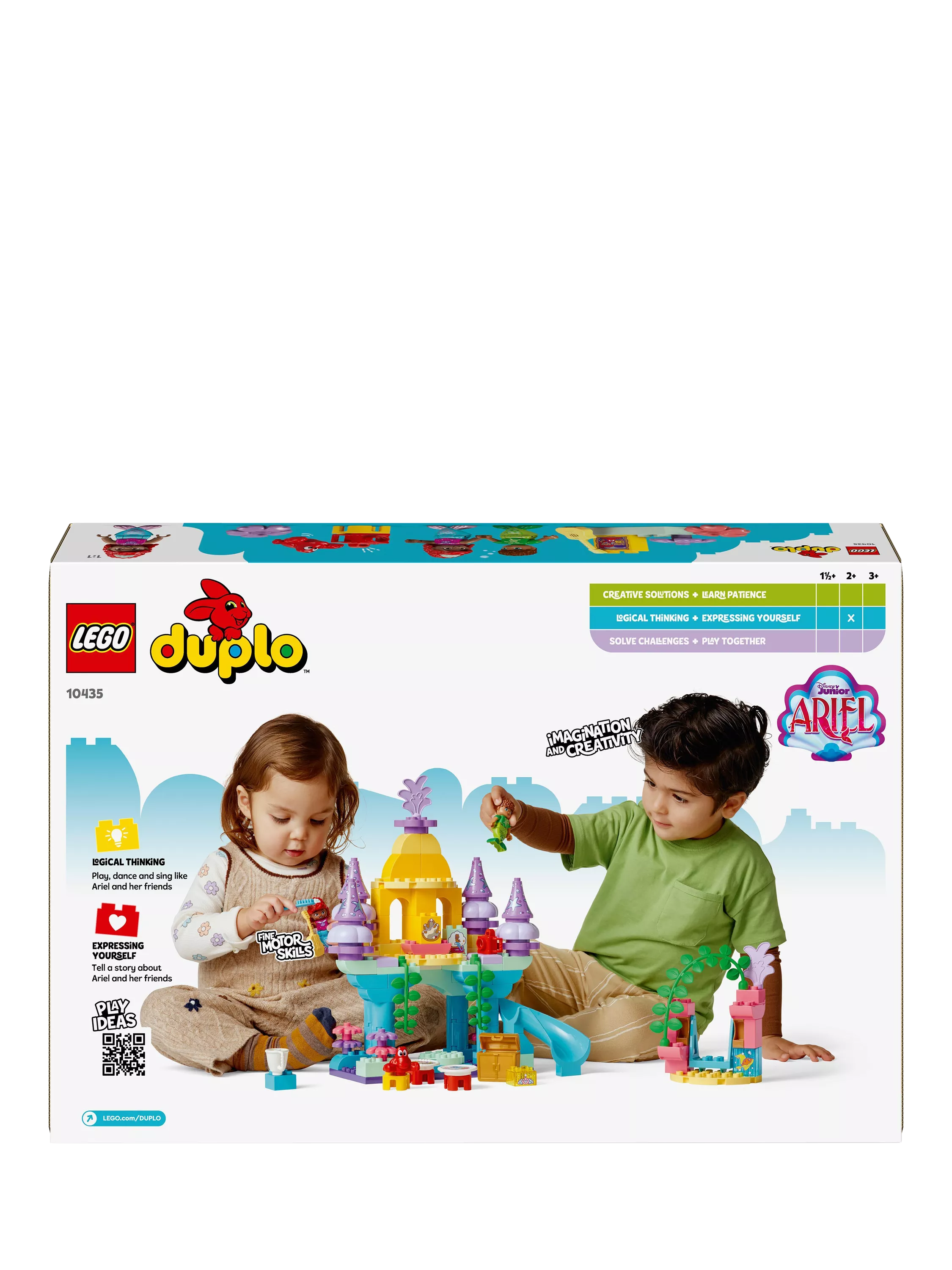 LEGO DUPLO Disney Ariel's Magical Underwater Palace playset, UK version
