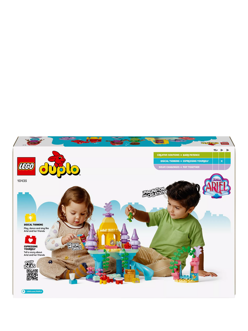 LEGO DUPLO Disney Ariel's Magical Underwater Palace playset, UK version