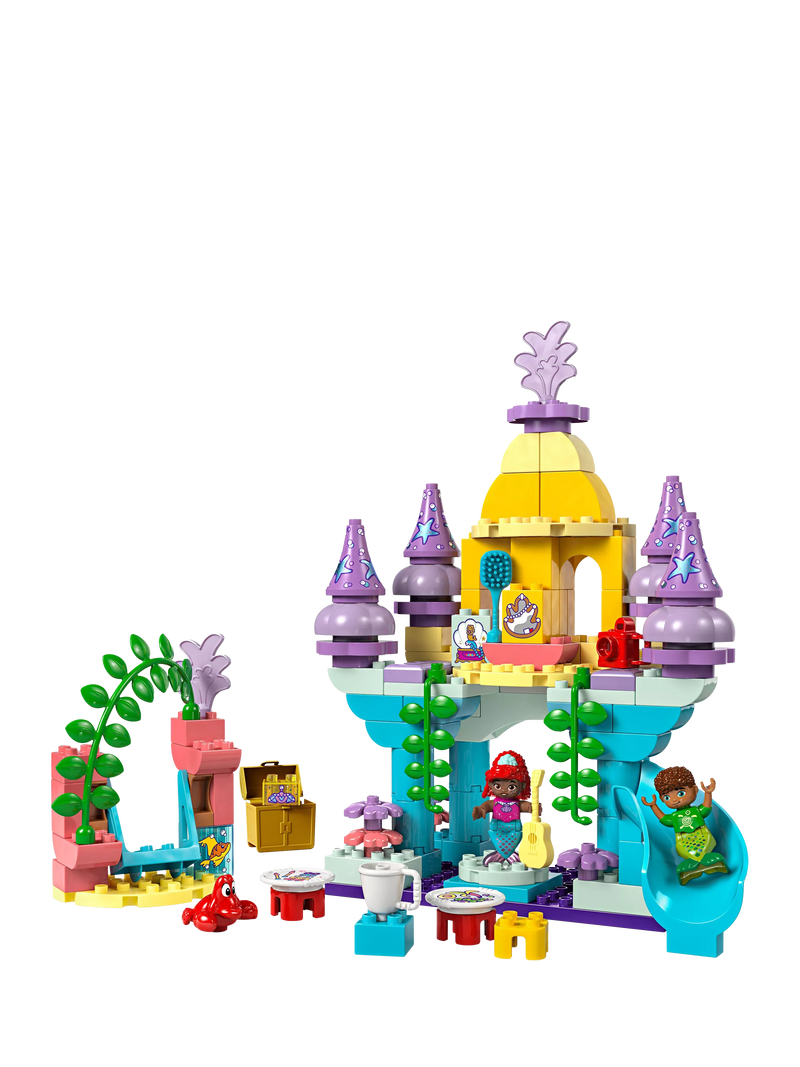 LEGO DUPLO Disney Ariel's Magical Underwater Palace playset, UK version