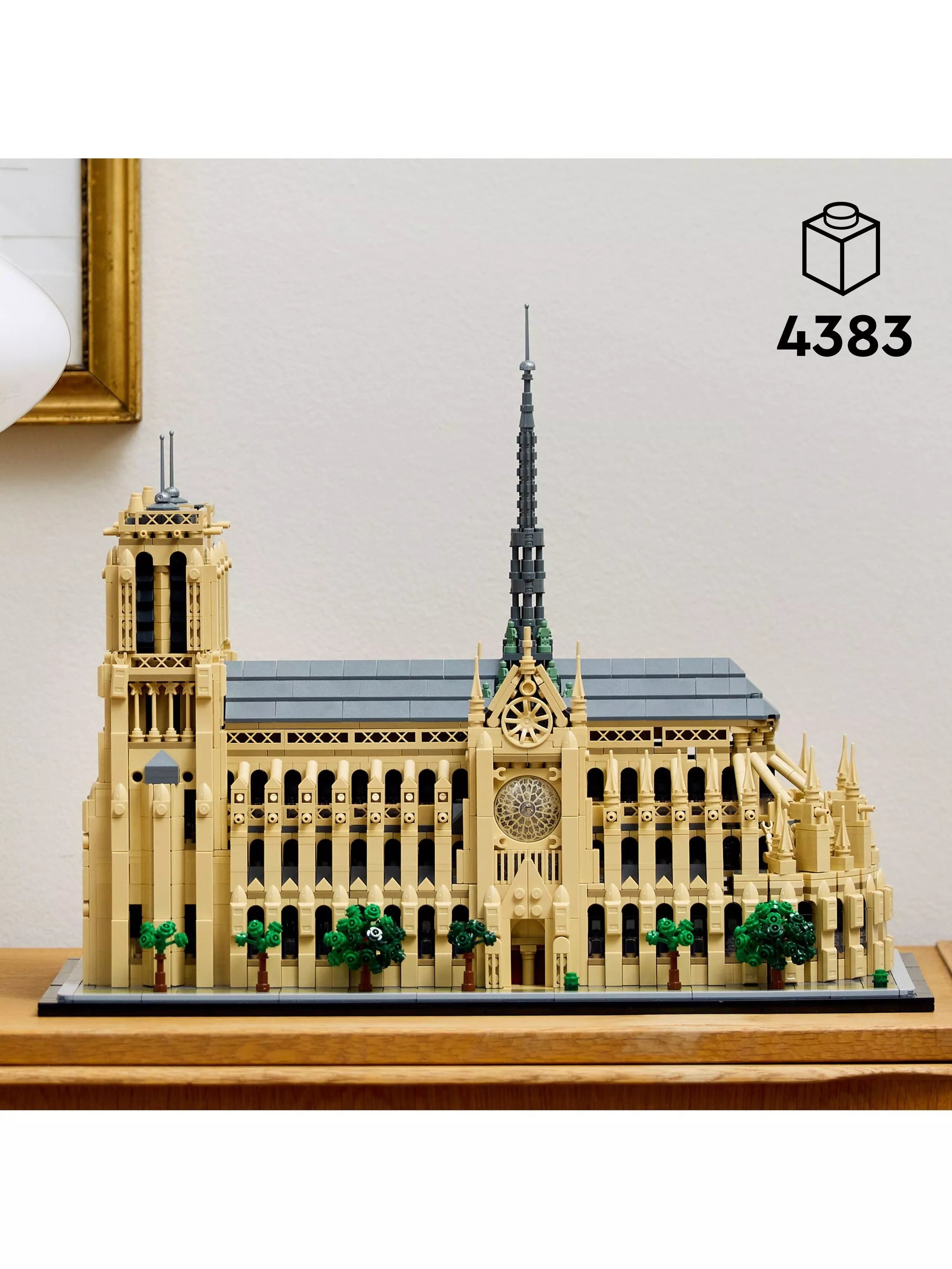LEGO Notre-Dame de Paris architectural building set for adults, UK version