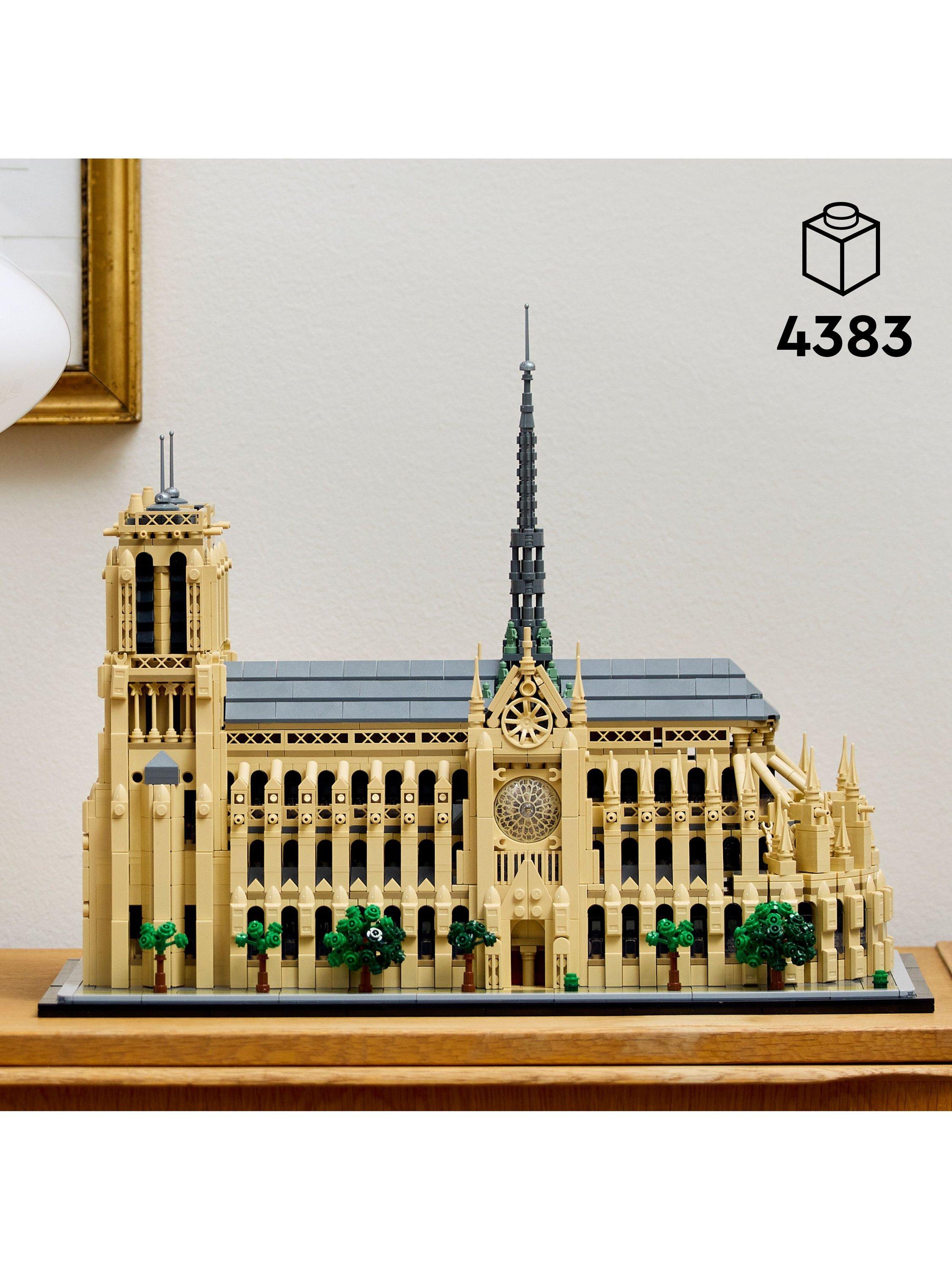 LEGO Notre-Dame de Paris architectural building set for adults, UK version