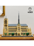 LEGO Notre-Dame de Paris architectural building set for adults, UK version