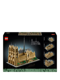 LEGO Notre-Dame de Paris architectural building set for adults, UK version