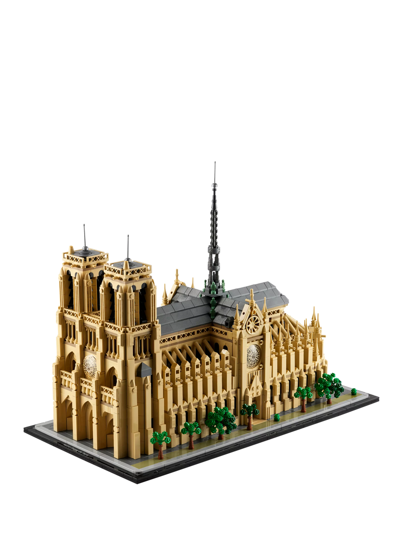 LEGO Notre-Dame de Paris architectural building set for adults, UK version
