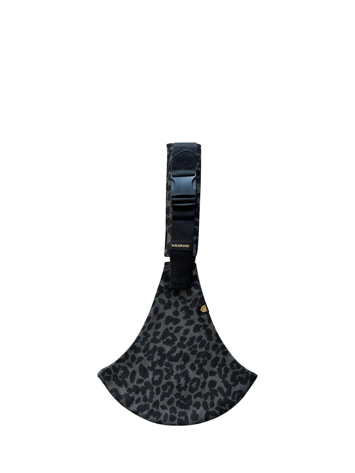 Wildride toddler hip carrier in grey leopard print, up to 20kg (British brand)