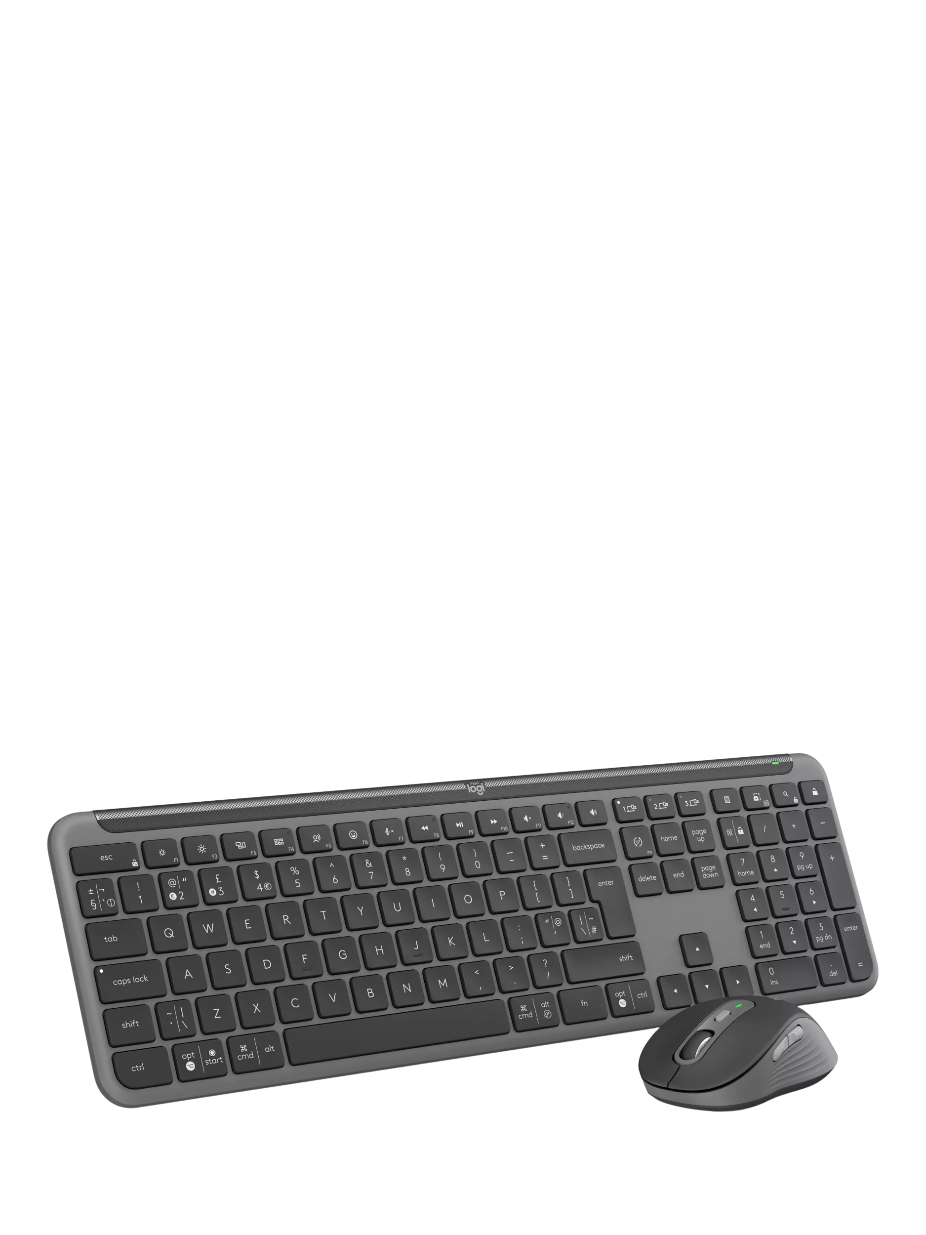 Logitech MK950 Signature Slim keyboard and mouse combo - British product