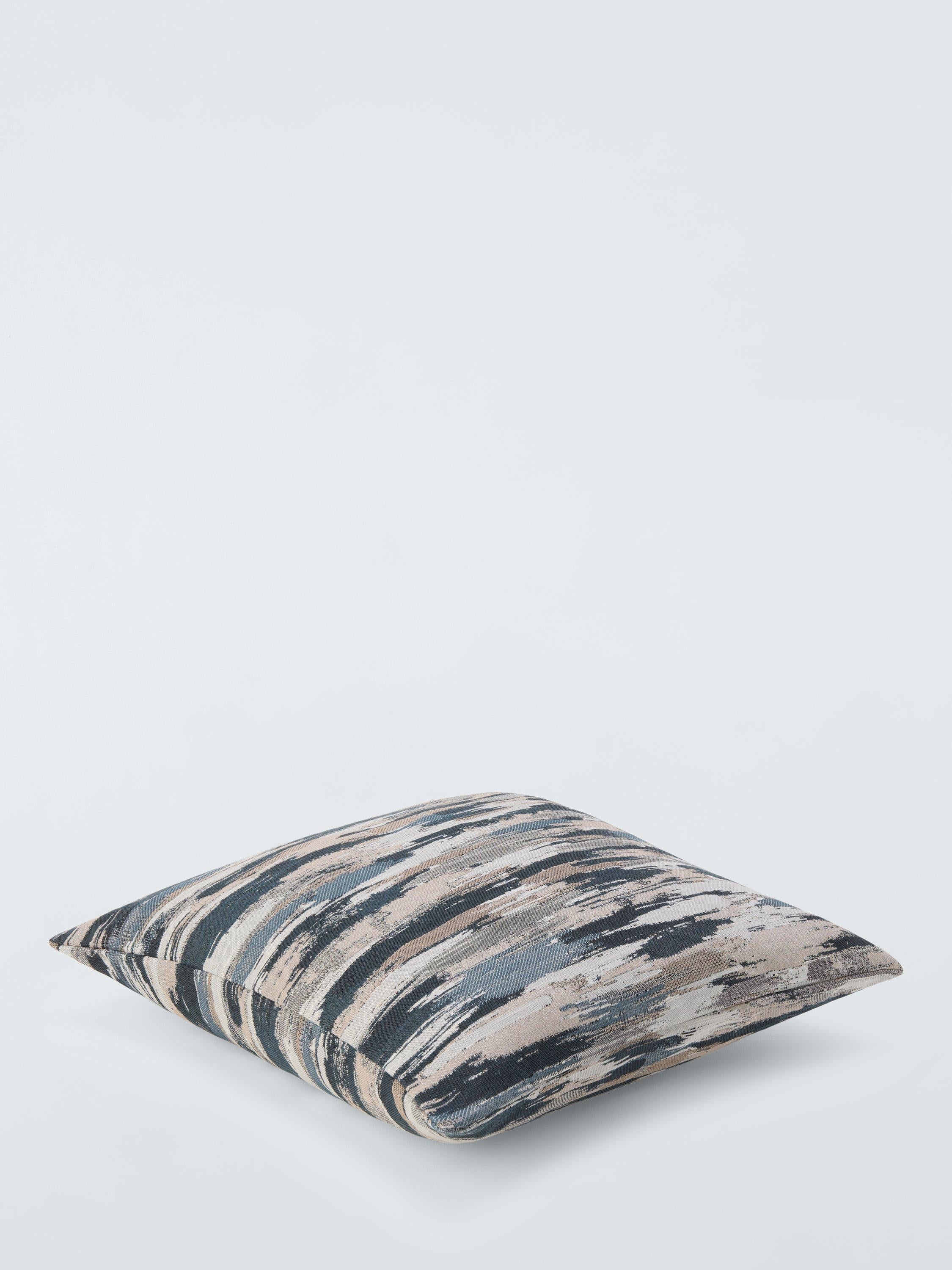 John Lewis Brushstroke Stripe cushion blue - British product