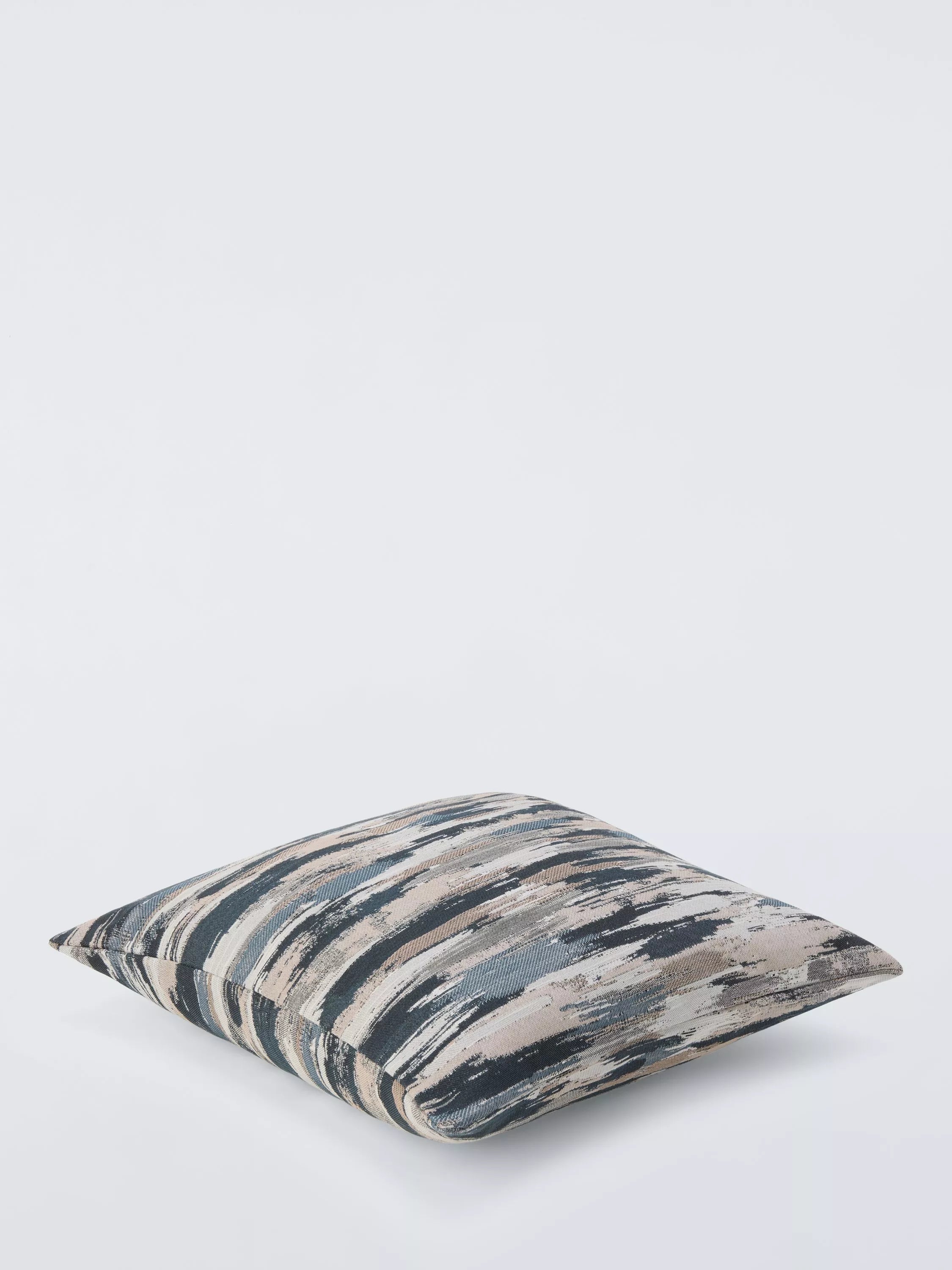 John Lewis Brushstroke Stripe cushion blue - British product