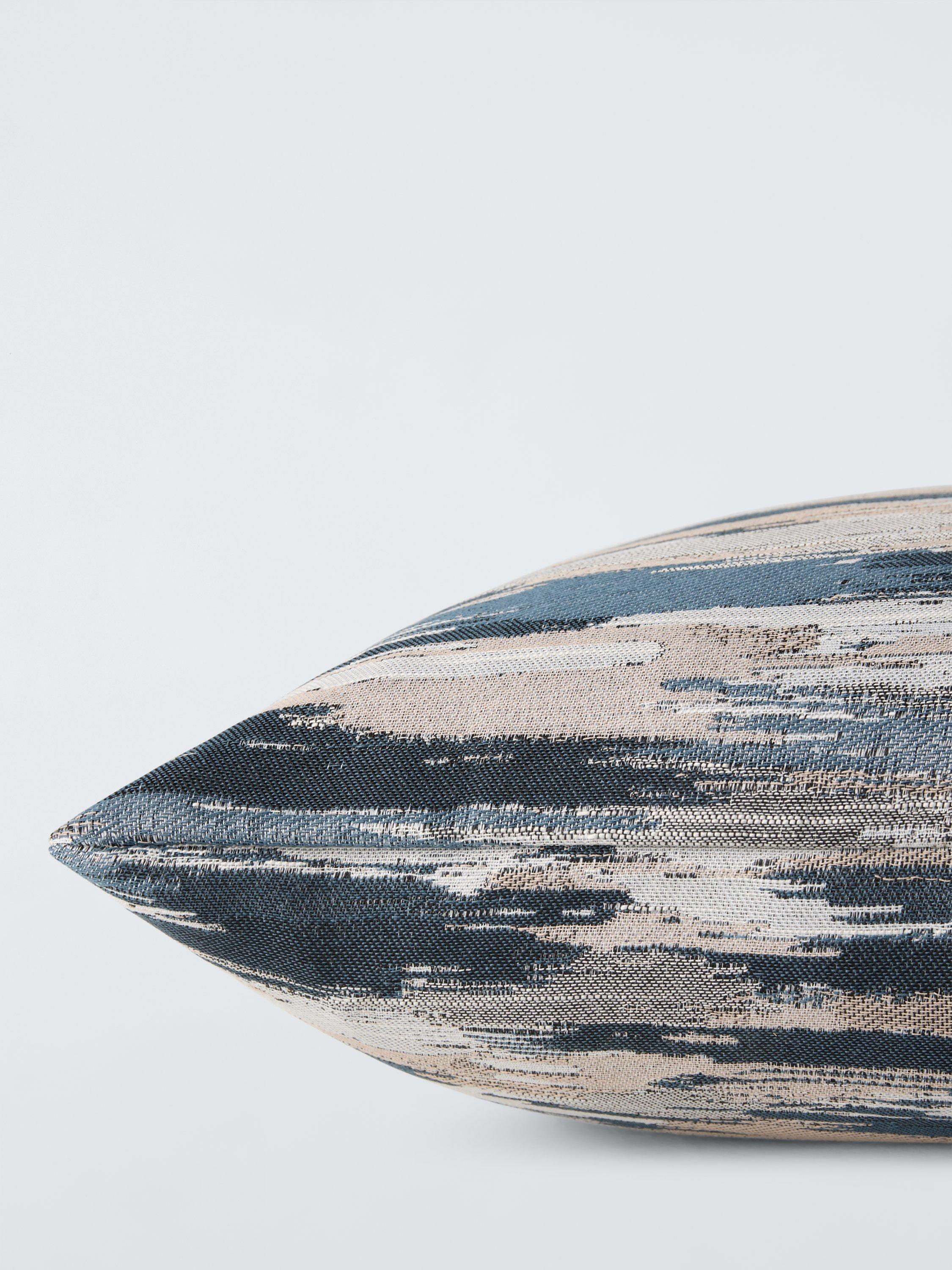 John Lewis Brushstroke Stripe cushion blue - British product
