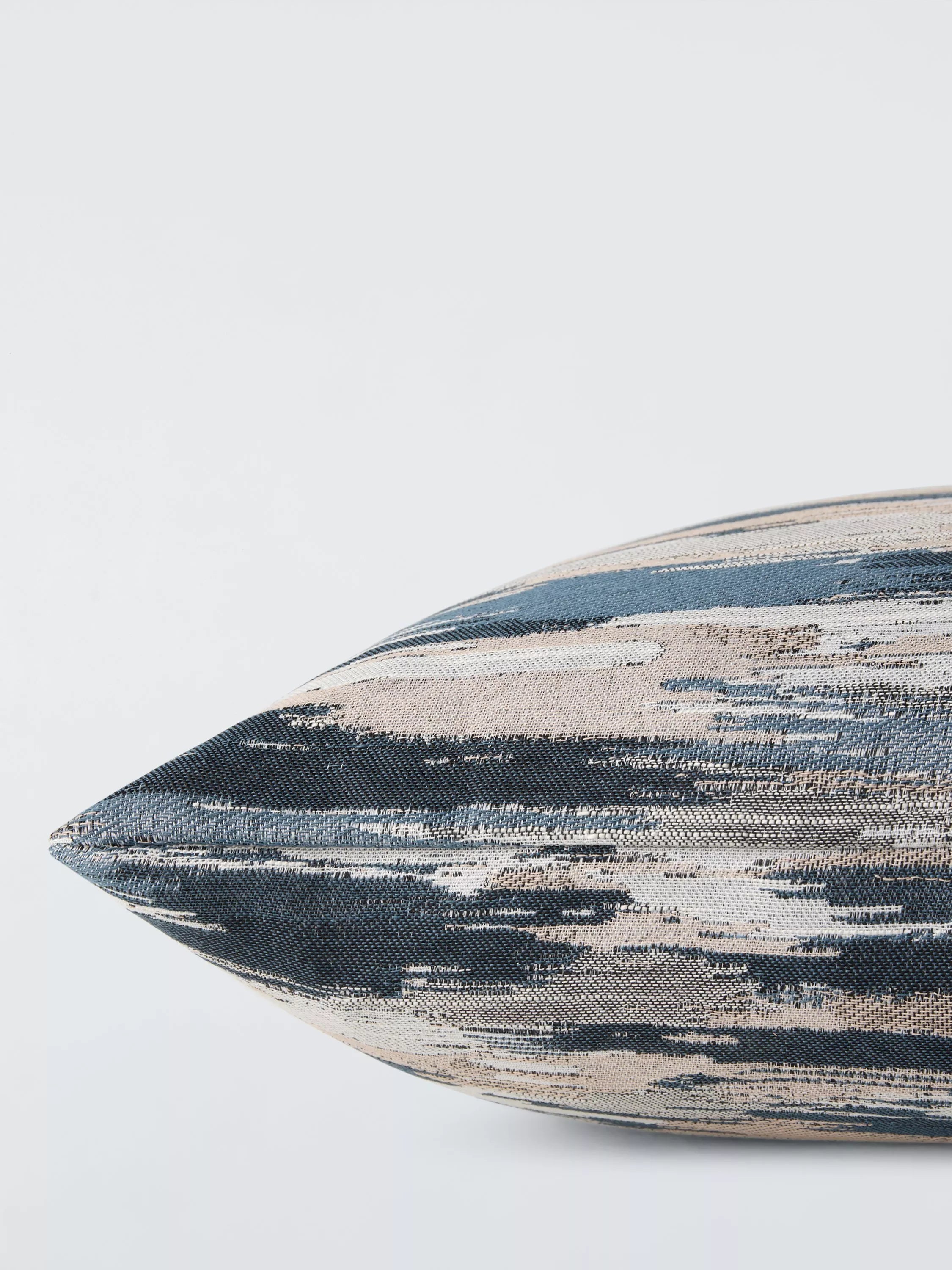 John Lewis Brushstroke Stripe cushion blue - British product