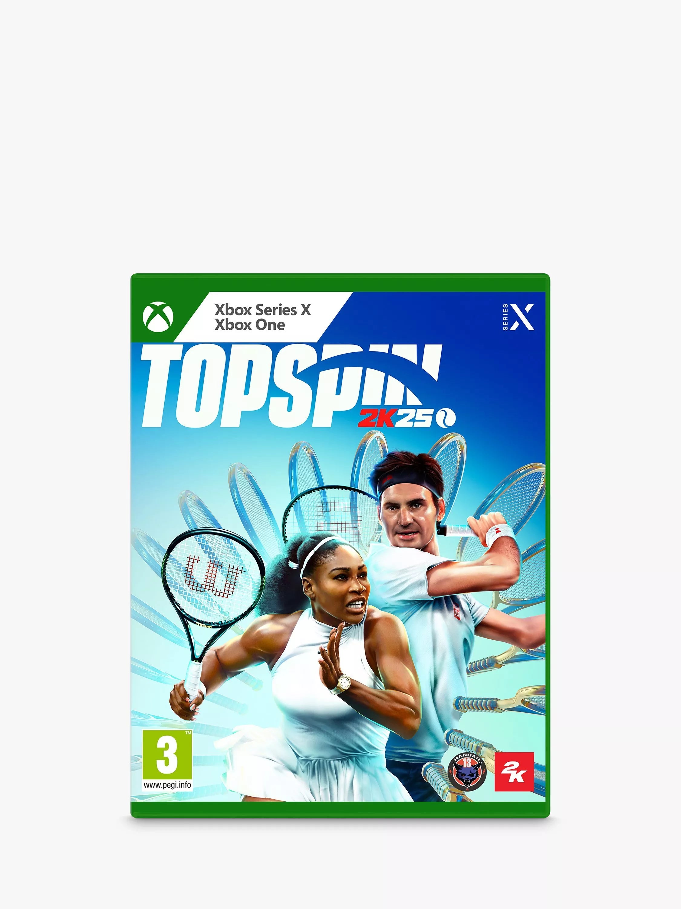 Microsoft TopSpin 2K25 tennis video game for Xbox, UK version