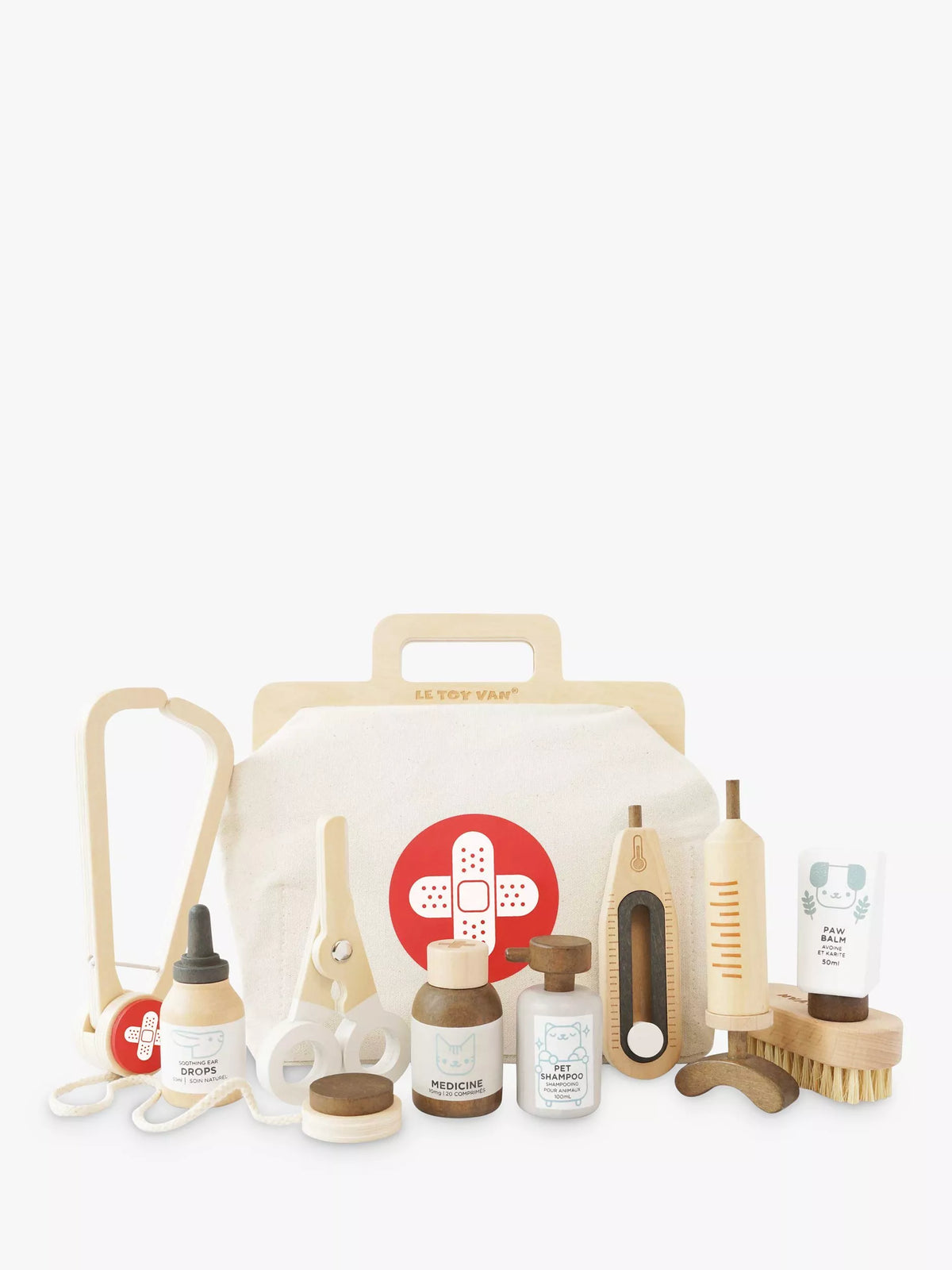 Le Toy Van animal veterinary role play set, UK version