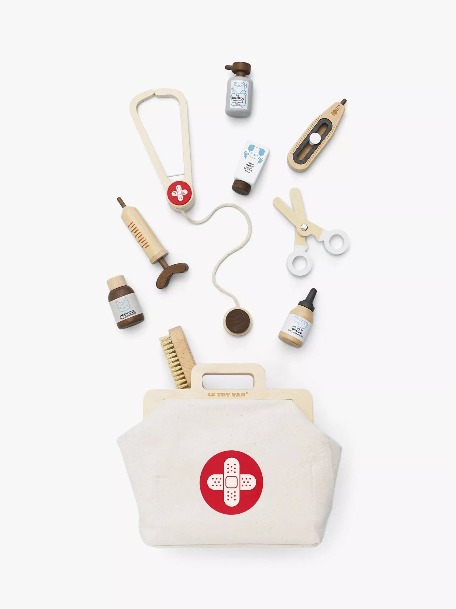 Le Toy Van animal veterinary role play set, UK version