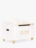 Le Toy Van white wooden toy chest - British product