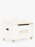 Le Toy Van white wooden toy chest - British product