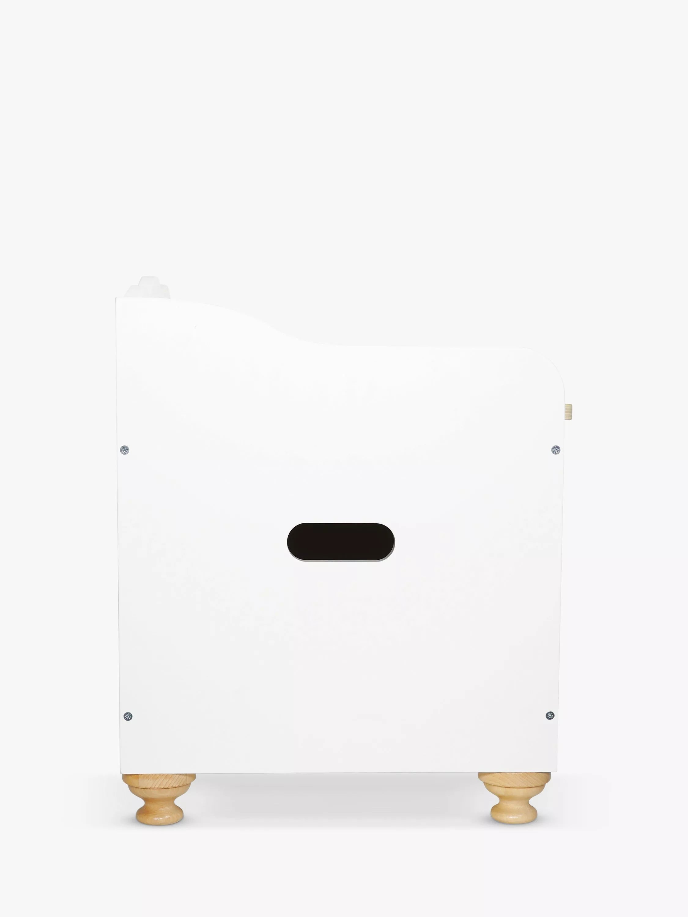 Le Toy Van white wooden toy chest - British product