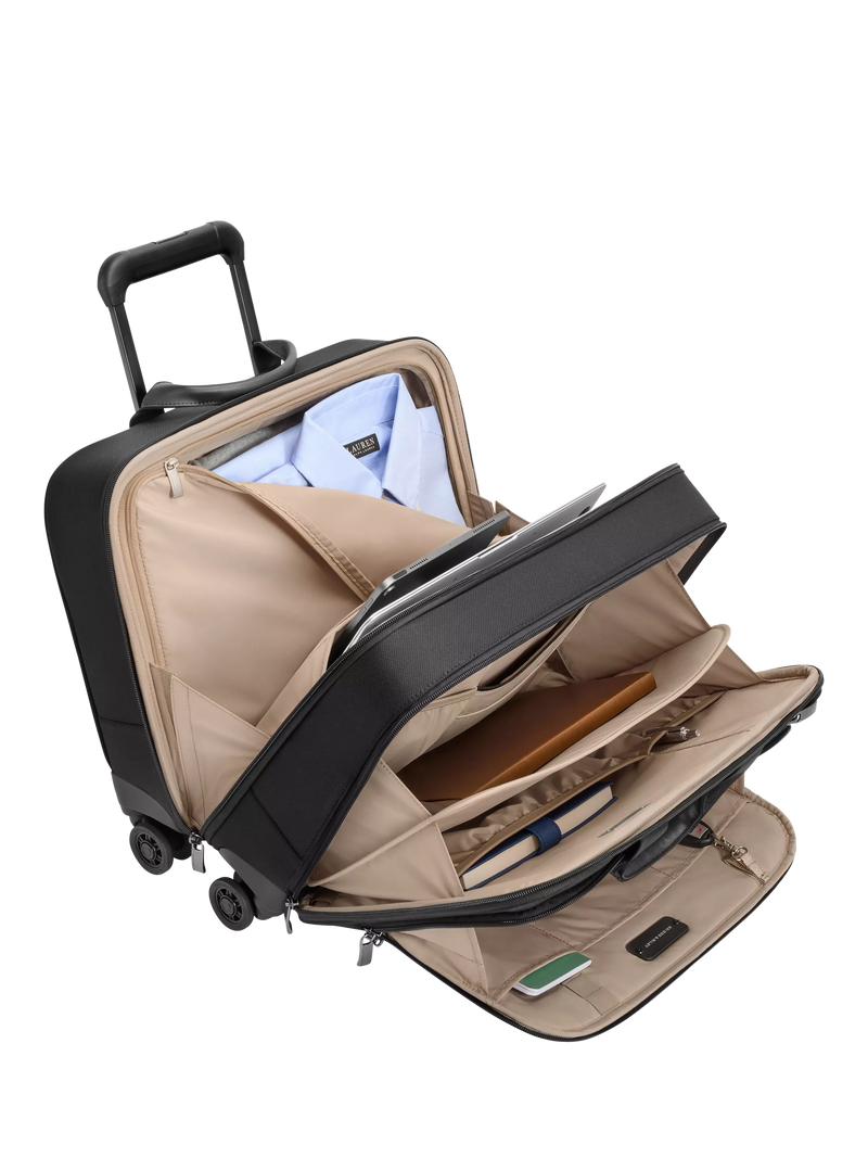 Briggs & Riley Large Spinner Briefcase 28L Black (British brand)