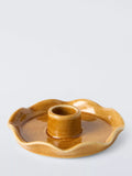 John Lewis scallop stoneware candle holder design, UK version