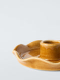 John Lewis scallop stoneware candle holder design, UK version
