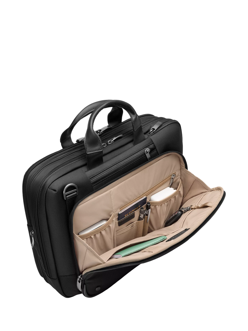 Briggs & Riley Medium Expandable Briefcase Black, UK version