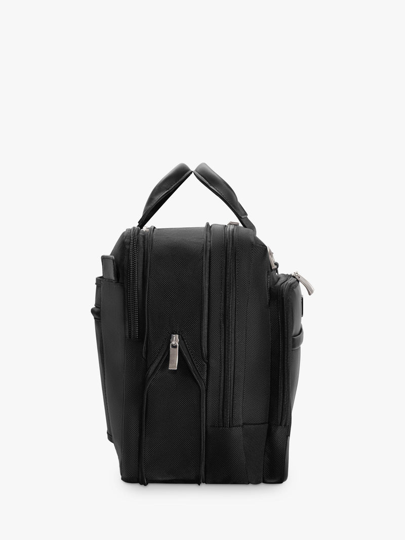 Briggs & Riley Medium Expandable Briefcase Black, UK version