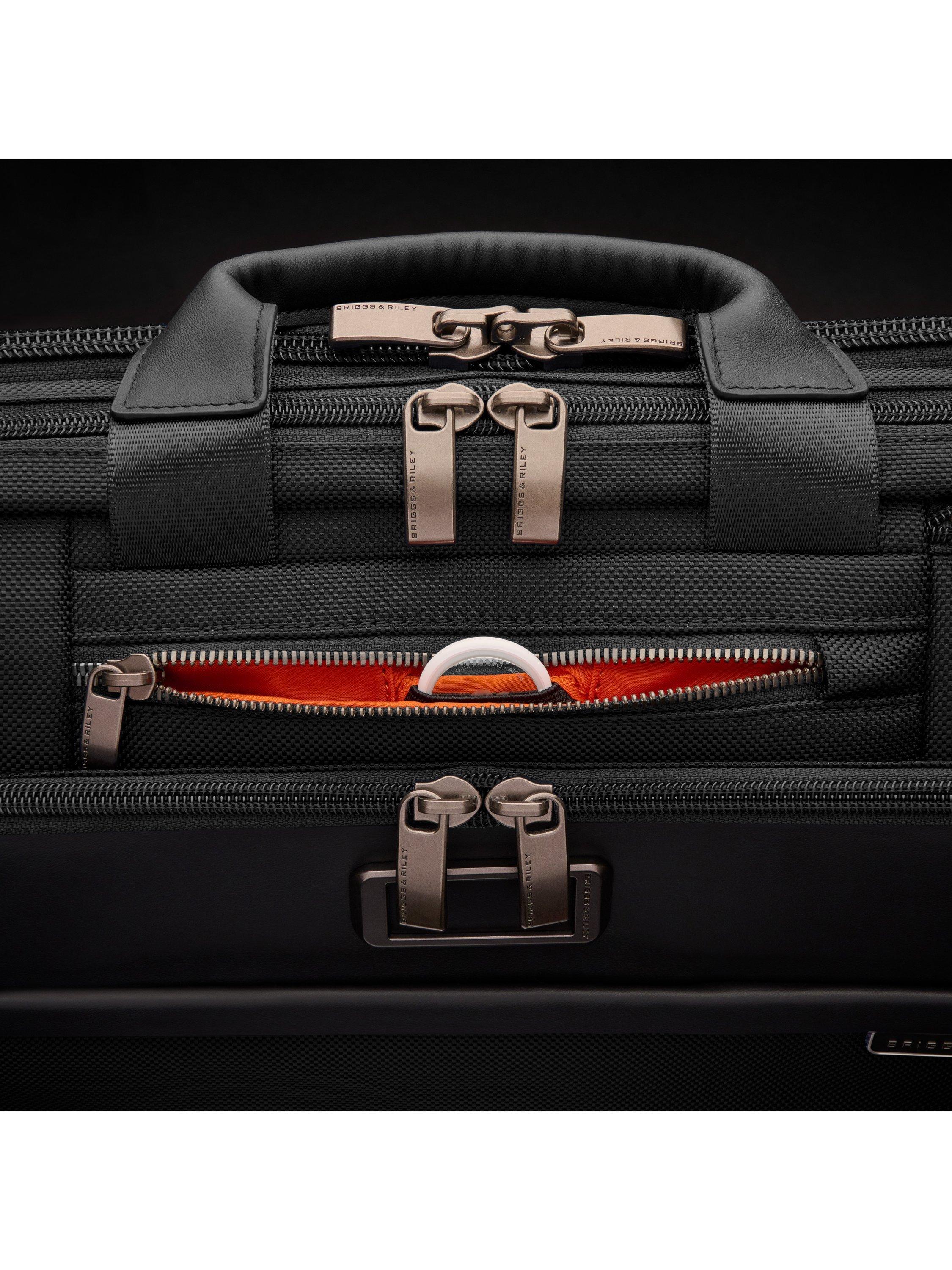 Briggs & Riley Medium Expandable Briefcase Black, UK version