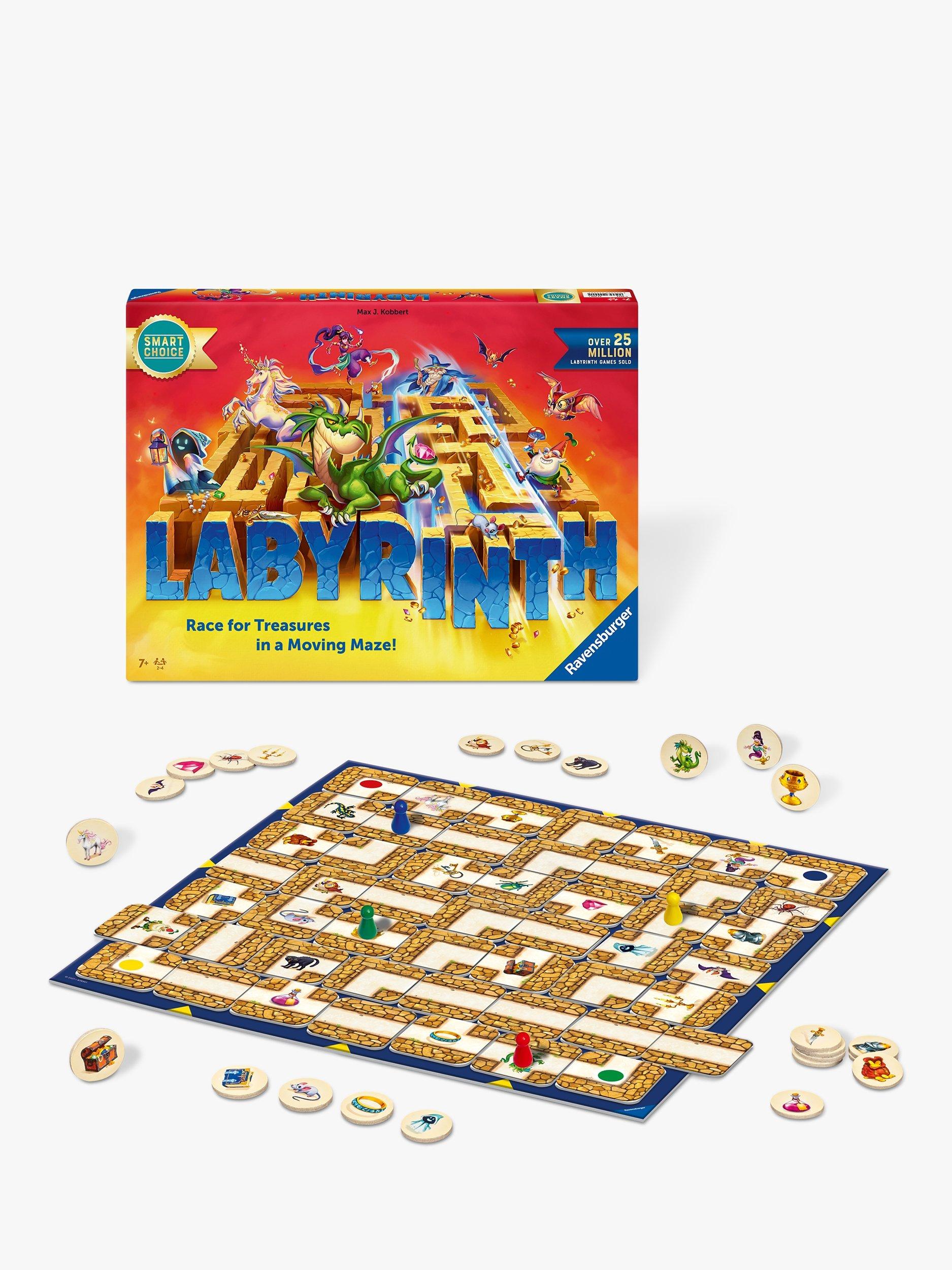 Ravensburger Labyrinth slim box board game with treasure cards, imported from the UK