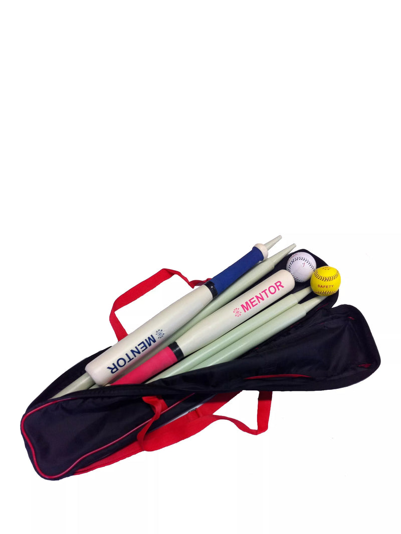 Sure Shot Home Rounders Set bats balls posts case - British product
