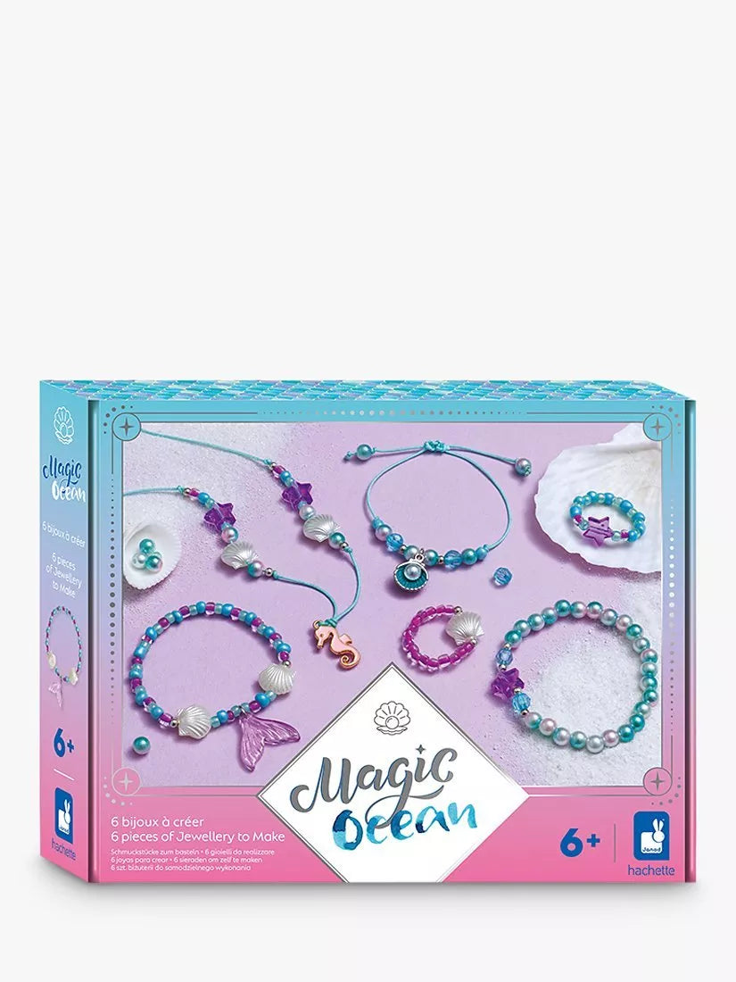 Janod Magic Ocean jewellery making kit - British product