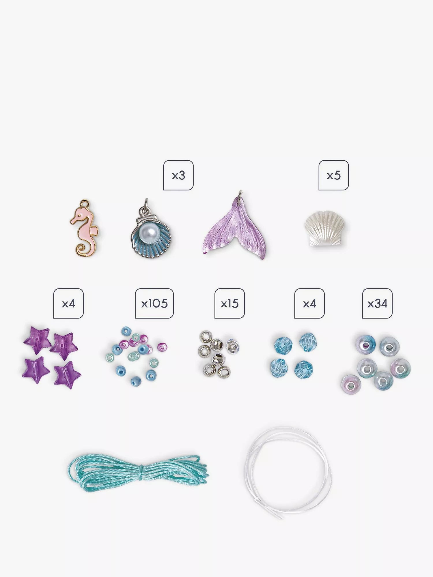 Janod Magic Ocean jewellery making kit - British product