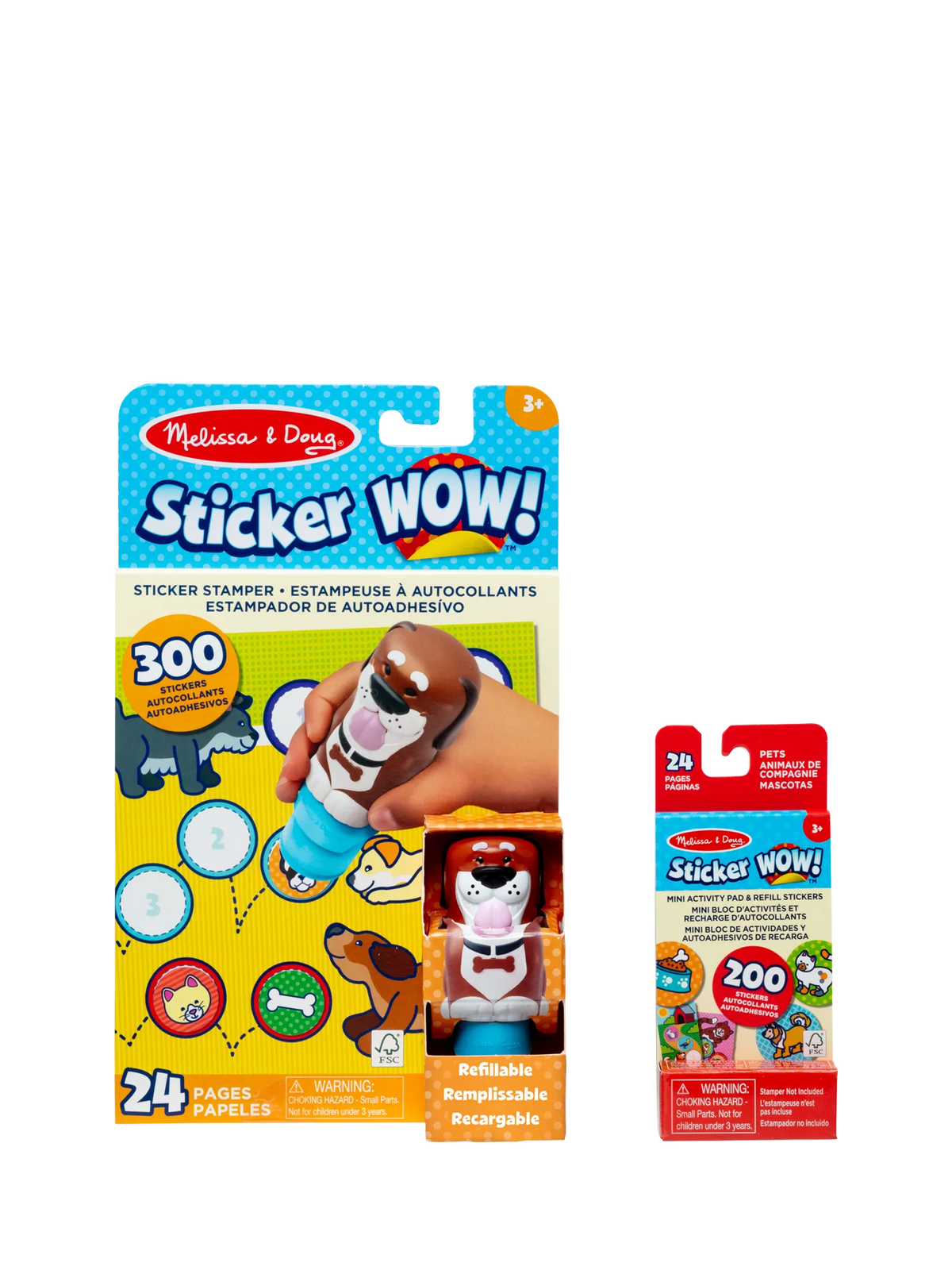 Melissa & Doug Sticker WOW! Dog Bundle with 300 stickers (British brand)