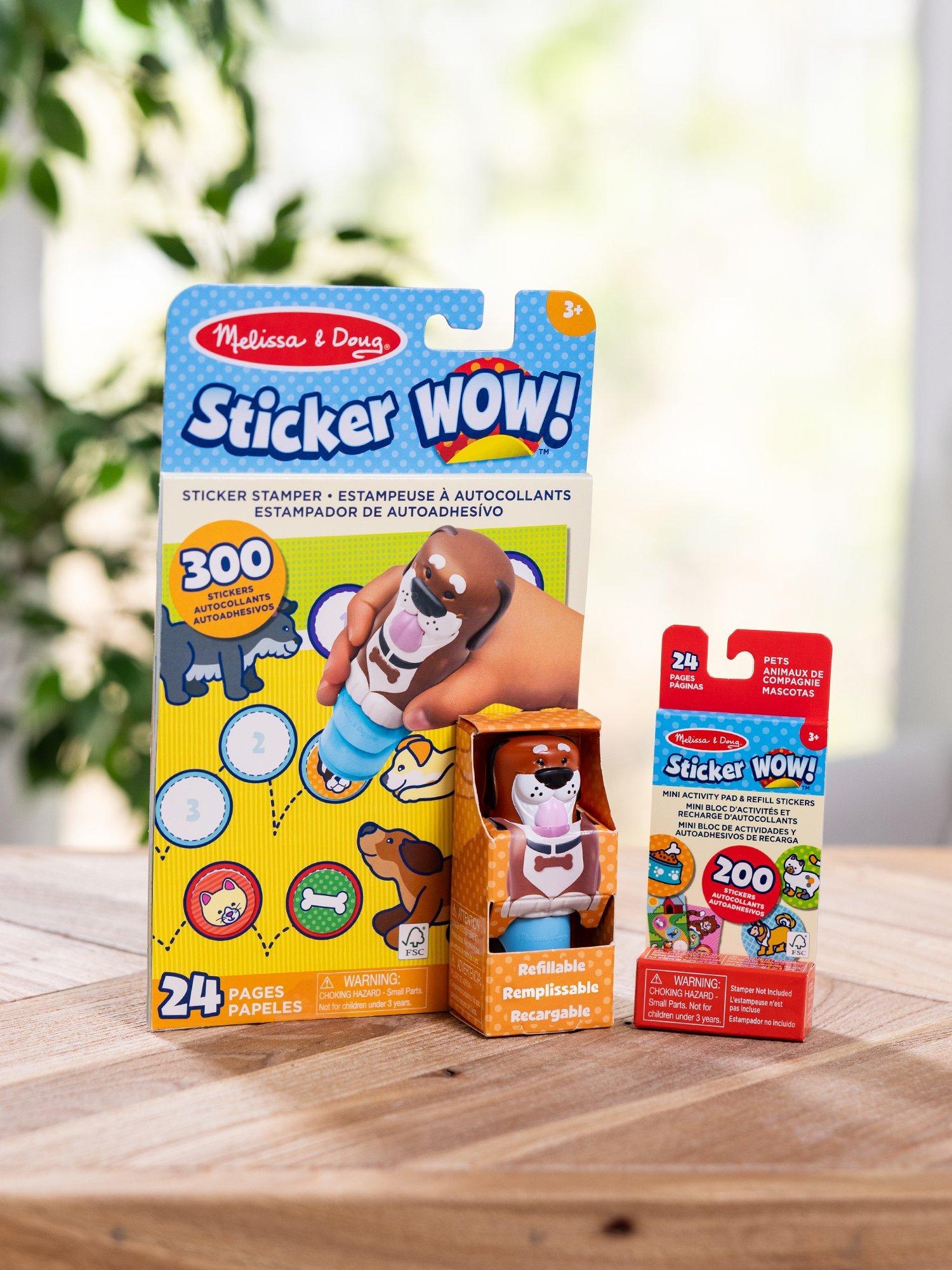 Melissa & Doug Sticker WOW! Dog Bundle with 300 stickers (British brand)