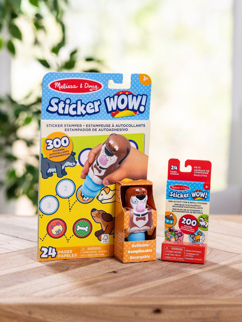 Melissa & Doug Sticker WOW! Dog Bundle with 300 stickers (British brand)