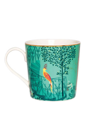 Sara Miller fine china mugs with 22ct gold detailing, set of 4, 344ml (British brand)