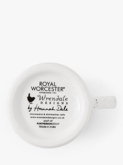Feinporzellan-Blumenkrug mit Hasenillustration, 125 ml