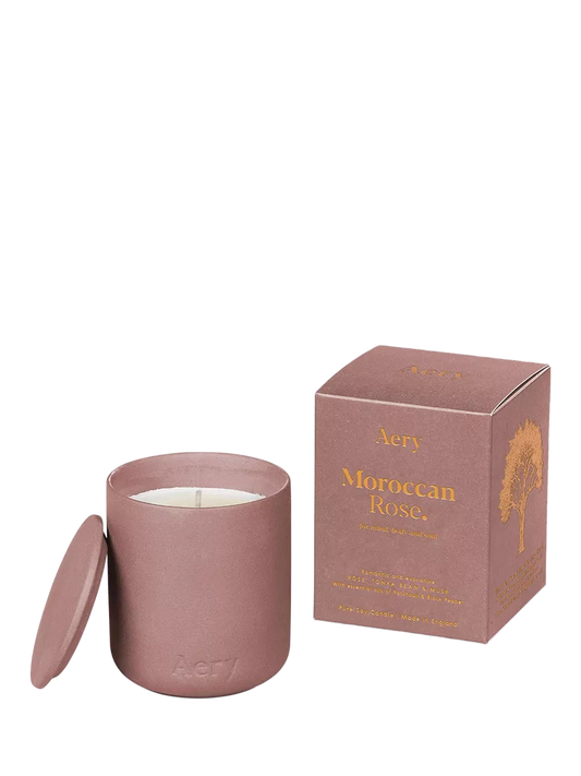 Aery Moroccan Rose Scented Candle, 280g