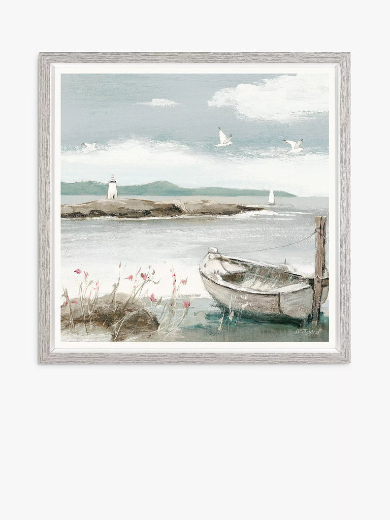 John Lewis Adelene Fletcher 'Call of the Sea' Framed Print, 36 x 36cm, Multi