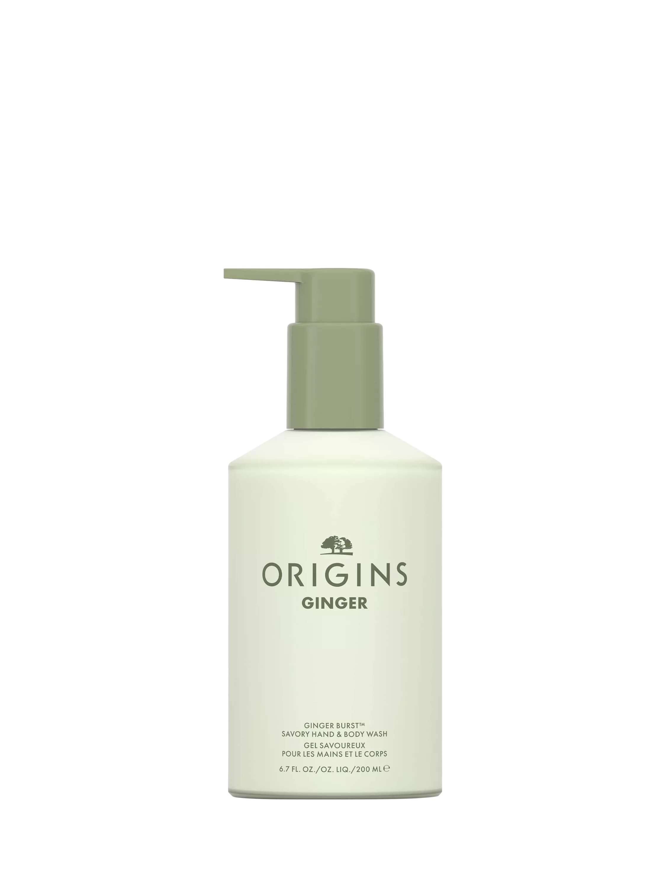 Origins ginger burst savory hand and body wash 200ml, imported from the UK