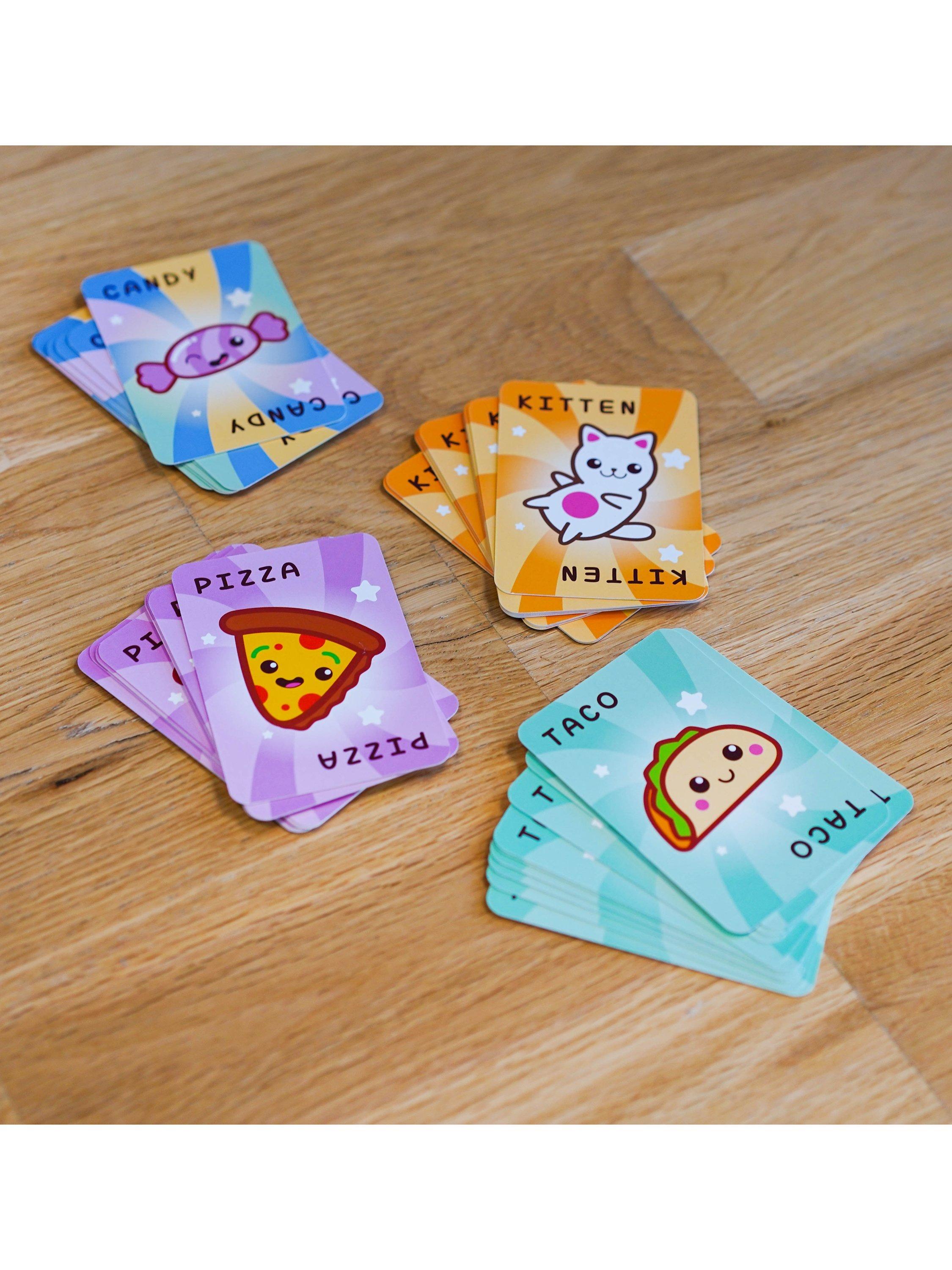 Esdevium Taco Kitten Pizza memory board game, UK version