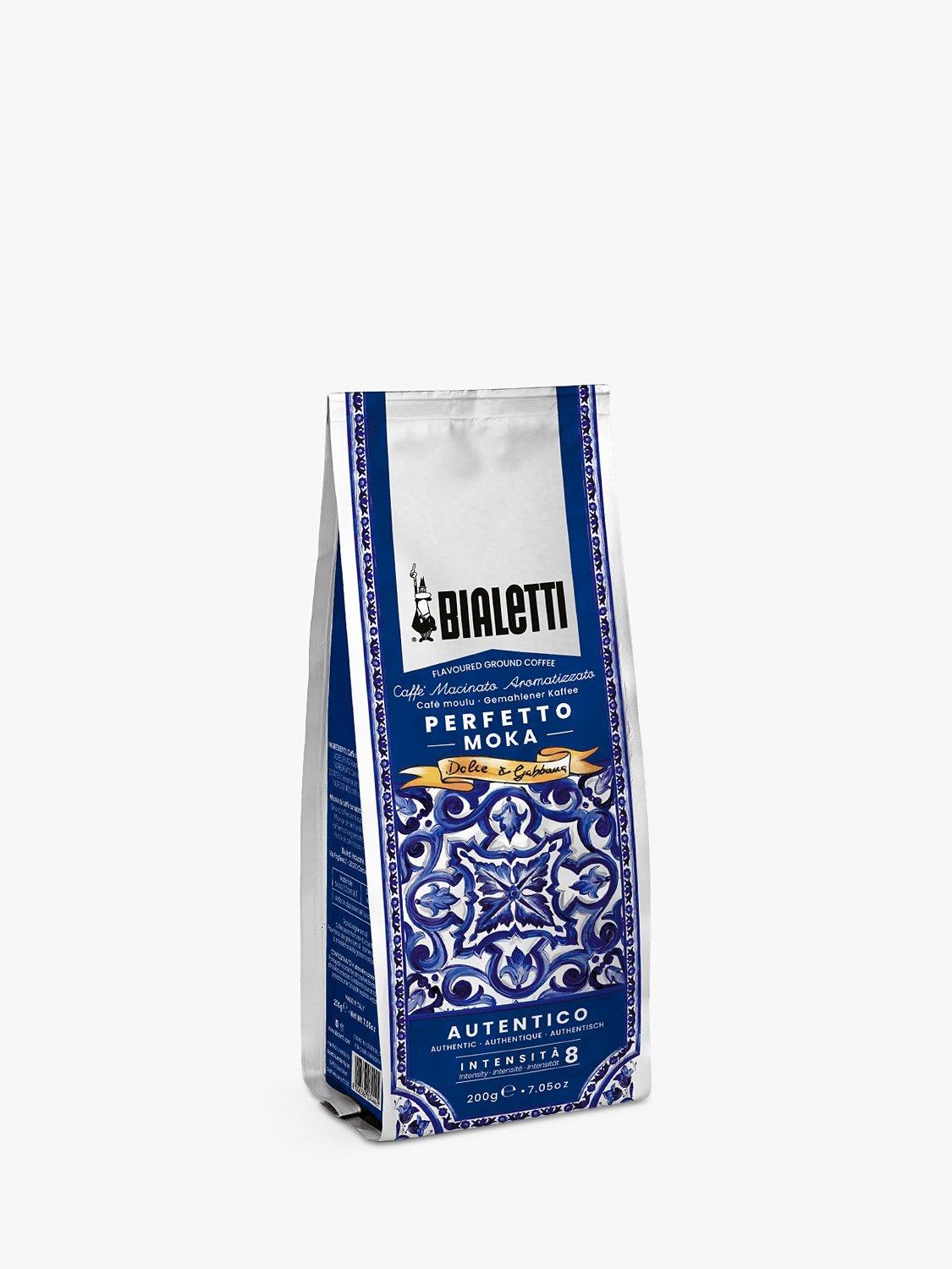 Bialetti Dolce & Gabbana Mediterranean Blue Perfetto Moka Autentico ground coffee 200g - British product