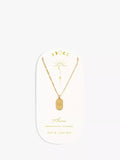 Katie Loxton Waterproof Zodiac Necklace, Gold