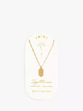 Katie Loxton Waterproof Zodiac Necklace, Gold