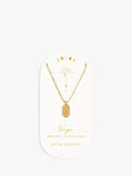 Katie Loxton Waterproof Zodiac Necklace, Gold