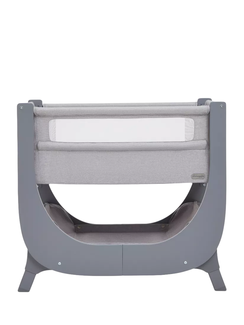 Shnuggle Air Lite Bedside Crib - Grey