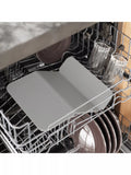 Umbra folding dish rack with cutlery sections and caddy base, white (British brand)