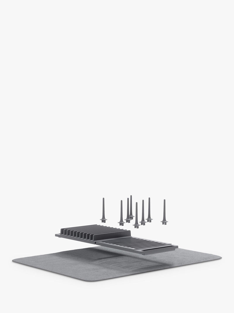 Étagère à chevilles Umbra UDry avec tapis charcoal (marque britannique)