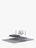 Étagère à chevilles Umbra UDry avec tapis charcoal (marque britannique)