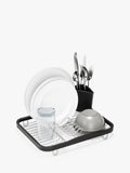 Umbra in-sink dish drying rack with nickel finish, 36 by 28 by 14 centimeters (British brand)
