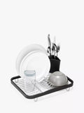 Umbra in-sink dish drying rack with nickel finish, 36 by 28 by 14 centimeters (British brand)
